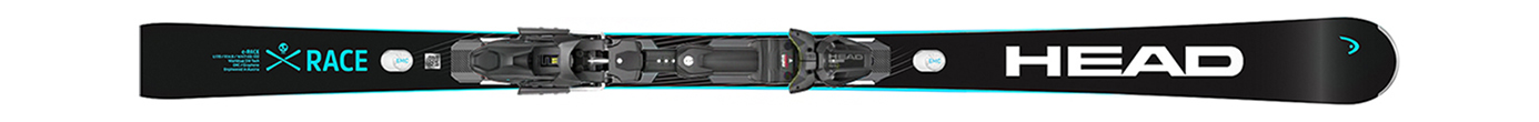 Горные лыжи с креплениями Head WC Rebels e-Race SW RP + FF 11 GW Black 24/25