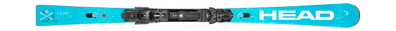 Горные лыжи с креплениями Head WC Rebels e-SL Pro SW RP + FF 11 GW Black 23/24