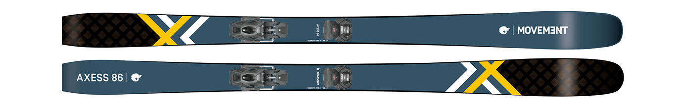Горные лыжи с креплениями Movement Axess 86 + Attack LYT 11 GW 23/24