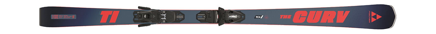 Горные лыжи с креплениями Fischer The Curv TI TPR + RS 10 PR 25/26