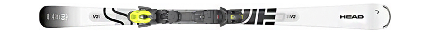 Горные лыжи с креплениями Head Shape V2 R AMT-PR 11 GW Black/Yellow 24/25