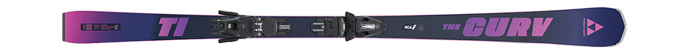 Горные лыжи с креплениями Fischer The Curv TI TPR + RS 10 PR 25/26
