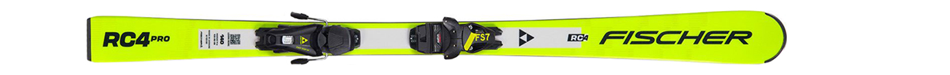 Горные лыжи с креплениями Fischer RC4 PRO JRS + FS 7 CA JRS 25/26