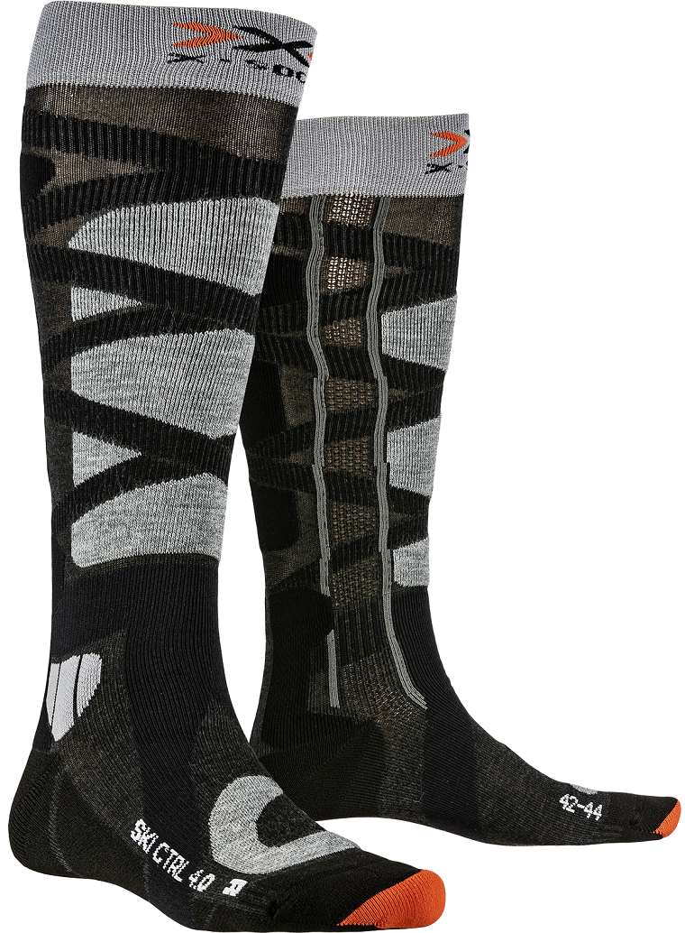  X-Bionic X-Socks Ski Control 4.0 (Anthracite Melange/Stone Grey Melange)