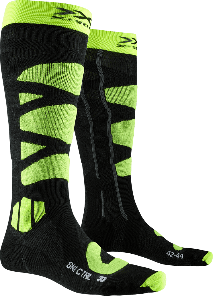 X-Bionic X-Socks Ski Control 4.0 (Anthracite Melange/Phyton Yellow)