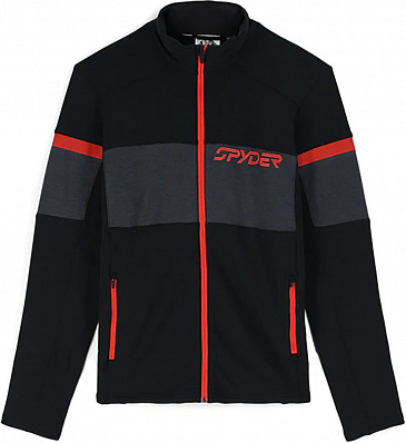   Spyder Speed full zip (Black volcano)