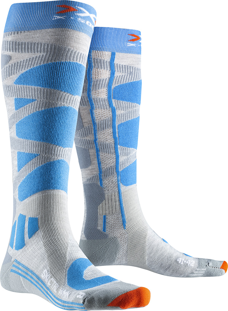  X-Bionic X-Socks Ski Control 4.0 WMN (Grey Melange/Turquoise)
