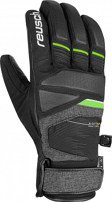  Reusch Storm R-Tex XT (Black/Black Mel/Neon Green)