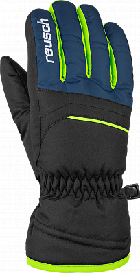  Reusch Alan Junior (Blck/Dres Blue/Neon Green)