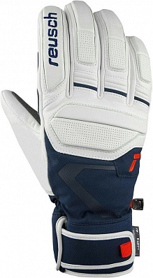  Reusch Alexis Pinturault (White/Dress Blue)