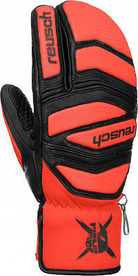  Reusch Worldcup Warrior Black/Fluo Red (Black/Fluo Red)