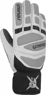  Reusch Worldcup Warrior DG White/Glacier Grey (White/Glacier Grey)