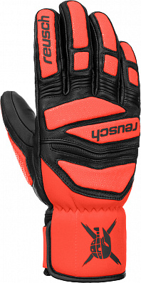  Reusch Worldcup Warrior DH Black/Fluo Red (Black/Fluo Red)