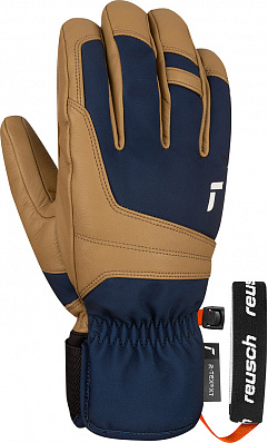  Reusch Experience Blue/Camel (Blue/Camel)