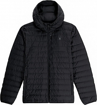   Spyder Zenith Hooded Down Jacket (Black)