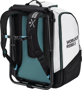 Rebels Coaches Backpack со складным стулом Racing Black/White/ Speed Blue (72L)