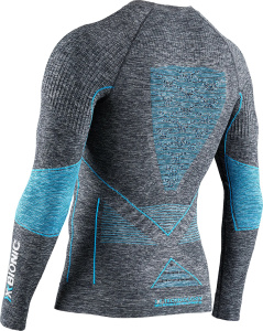 Energy Accumulator Melange Shirt Men (Dark Grey Melange/Blue S)