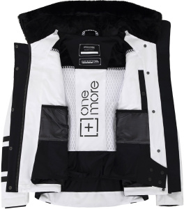 122 - Light Insulated Ski Jacket (White/Black/Black XS)