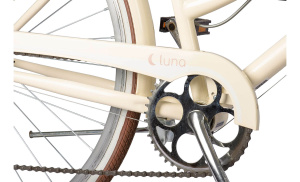 Luna 7D Step Thru 26 Cream (Cream One Size)