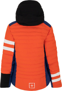 201 - Eco-Down Ski Jacket (P.Orange/E-Blue/White L)