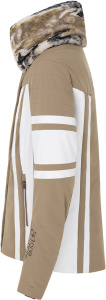 122 - Light Insulated Ski Jacket (Desert/White/White S)