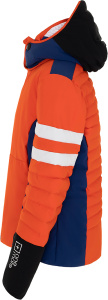 201 - Eco-Down Ski Jacket (P.Orange/E-Blue/White L)