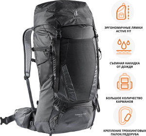 Futura Air Trek 50 + 10 (Black-graphite)