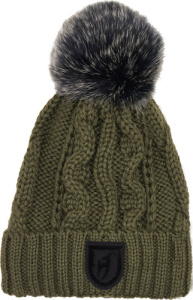 Casandra Fur (Dark Olive One Size)
