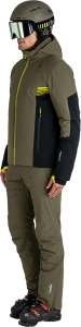 Adler Jacket (Dark Khaki/Black/Acid Green XXL)