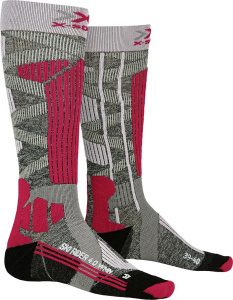 X-Socks Ski Rider 4.0 W (Stone Grey melange/Pink 35-36)
